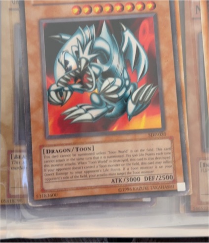 Yu-Gi-Oh! SDP-020 Blue-Eyes Toon Dragon — front