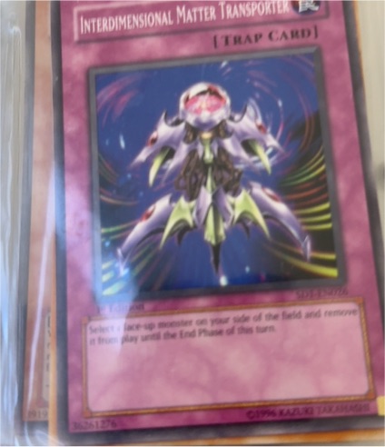 Yu-Gi-Oh! SDDC-EN039 Interdimensional Matter Transporter — front