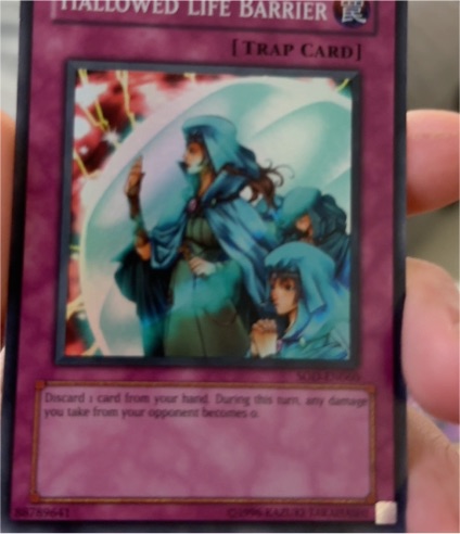 2004 Yu-Gi-Oh! Soul of the Duelist #SOD-EN060 Hallowed Life Barrier — front