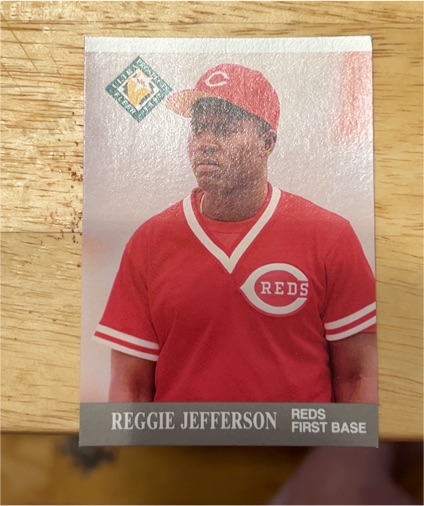 1991 Fleer Ultra #379 Reggie Jefferson — front