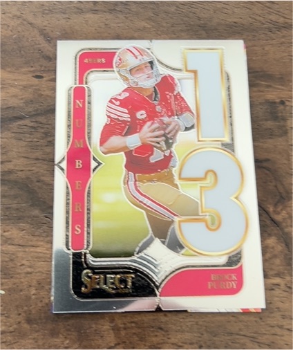 2024 Panini Select - Select Numbers #22 Brock Purdy — front