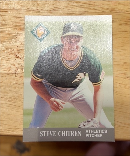 1991 Fleer Ultra #376 Steve Chitren — front