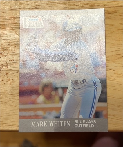 1991 Fleer Ultra Mark Whiten — front
