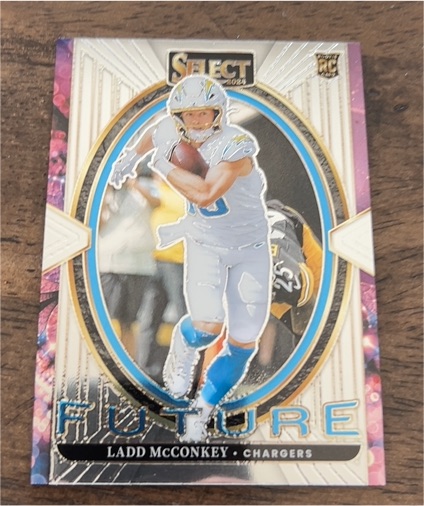 2024 Panini Select #19 Ladd McConkey Future Rookie — front