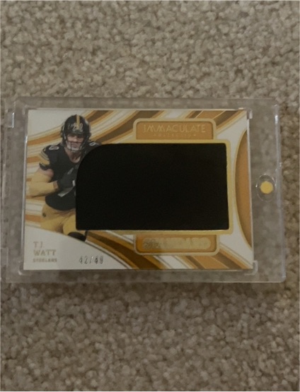 2024 Panini Immaculate Collection #42 T.J. Watt — front