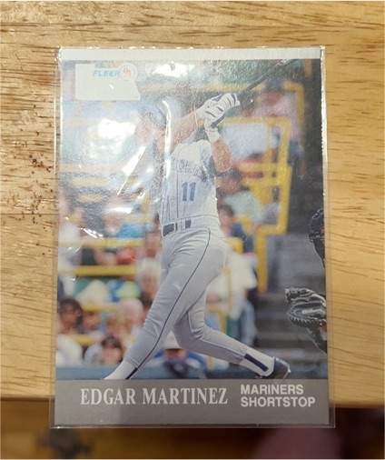 1991 Fleer Ultra #340 Edgar Martinez — front