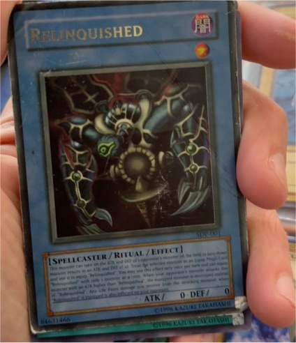 1999 Yu-Gi-Oh! SDP-001 Relinquished — front