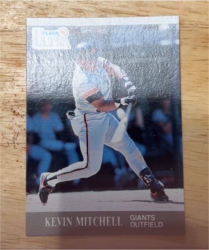 1991 Fleer Ultra #253 Kevin Mitchell — front