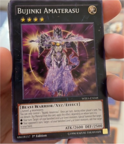 Yu-Gi-Oh! 2022 Wing Raiders WIRA-EN048 Bujinki Amaterasu — front