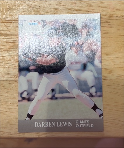 1991 Fleer Ultra #unknown Darren Lewis — front