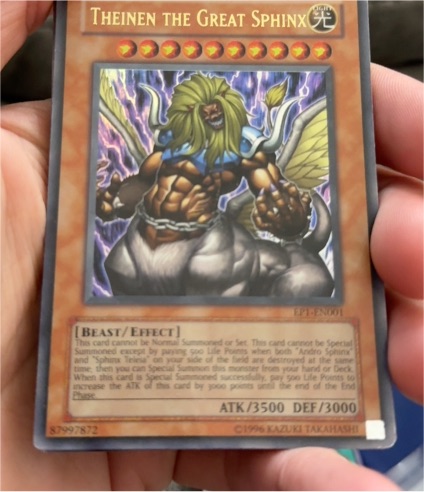 Yu-Gi-Oh! EP1-EN001 Theinen the Great Sphinx — front