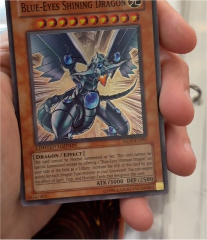 2004 Yu-Gi-Oh! MOV-EN001 Blue-Eyes Shining Dragon — front