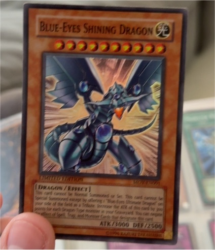 2004 Yu-Gi-Oh! MOV-EN001 Blue-Eyes Shining Dragon — front