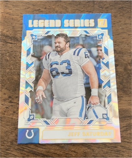2025 Donruss Legend Series #67 Jeff Saturday — front