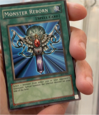1996 Yu-Gi-Oh! SYE-029 Monster Reborn — front
