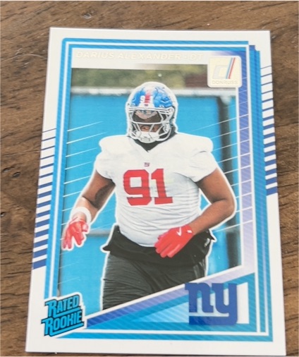 2025 Donruss #379 Darius Alexander — front