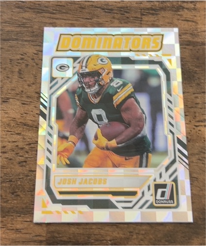 2025 Panini Donruss Dominators #DOM-JJN Josh Jacobs — front
