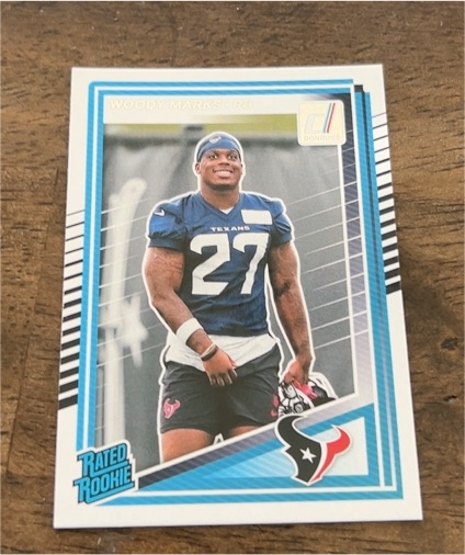 2025 Donruss #377 Woody Marks — front