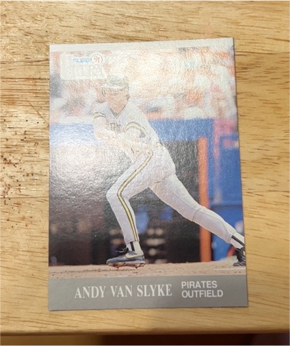 1991 Fleer Ultra #287 Andy Van Slyke — front