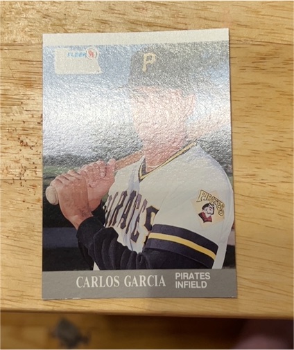 1991 Fleer Ultra #278 Carlos Garcia — front