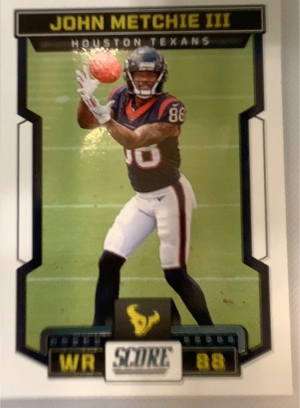 2023 Panini Score #5 John Metchie III Houston Texans — front