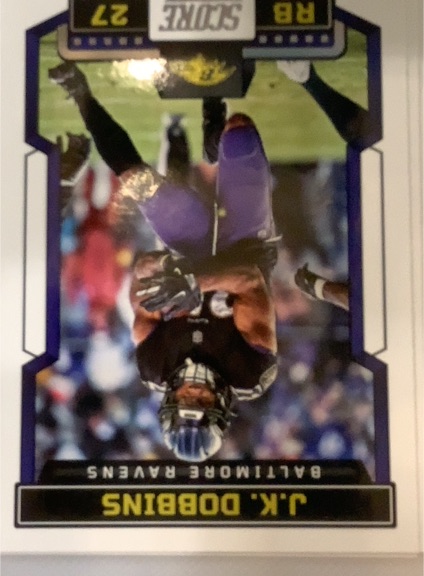2023 Score #27 J.K. Dobbins — front