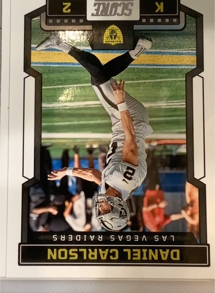 2023 Panini Score #138 Daniel Carlson — front