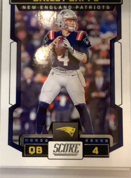 2023 Panini Score #281 Bailey Zappe — front