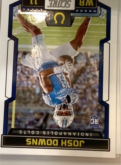 2023 Score #349 Josh Downs Rookie Indianapolis Colts — front