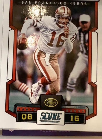 2023 Panini Score #178 Joe Montana — front