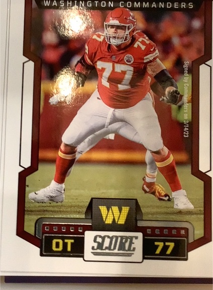 2023 Panini Score #300 Andrew Wylie — front