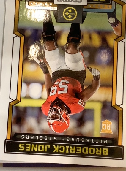 2022 Donruss #355 Broderick Jones — front