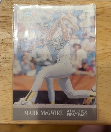 1991 Fleer Ultra #251 Mark McGwire — front