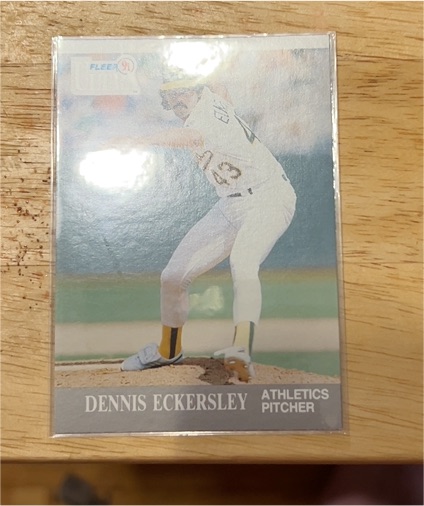 1991 Fleer Ultra #245 Dennis Eckersley — front