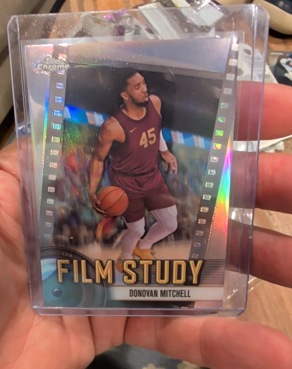2024-25 Topps Chrome #FS-1 Donovan Mitchell Film Study — front