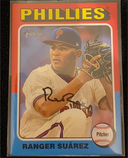 2024 Topps Heritage High Number #685 Ranger Suárez — front