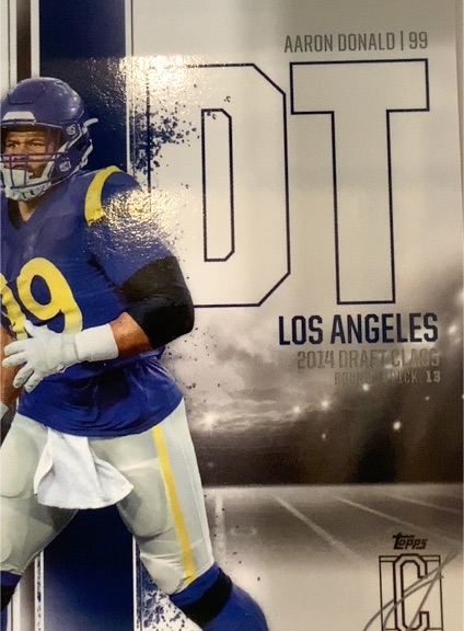 2024 Topps Signature Class #25 Aaron Donald — front