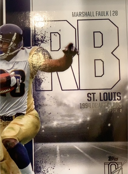 2024 Topps Signature Class #27 Marshall Faulk — front