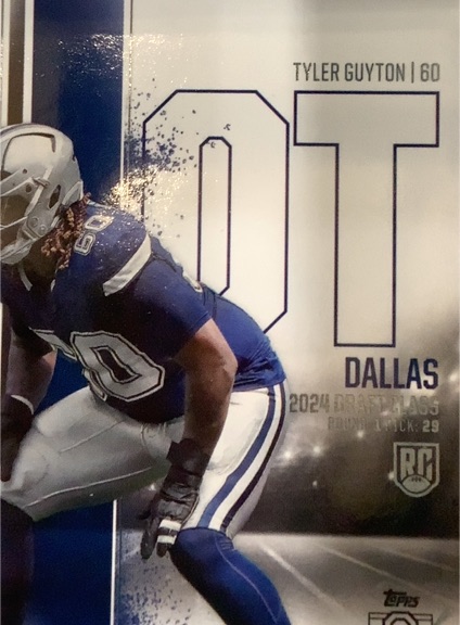 2024 Topps Signature Class #97 Tyler Guyton — front