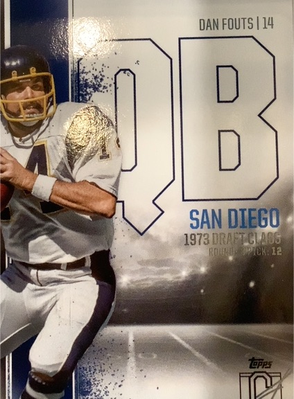 2024 Topps Signature Class #52 Dan Fouts — front