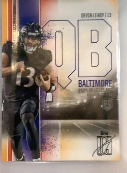 2024 Topps Signature Class #71 Devin Leary — front