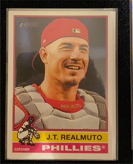 2025 Topps Heritage #143 J.T. Realmuto — front