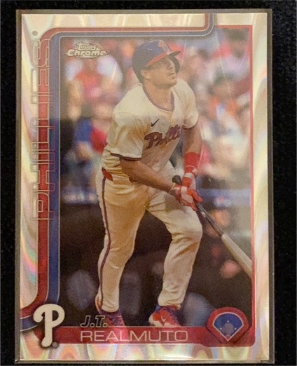2025 Topps Chrome #2 J.T. Realmuto — front
