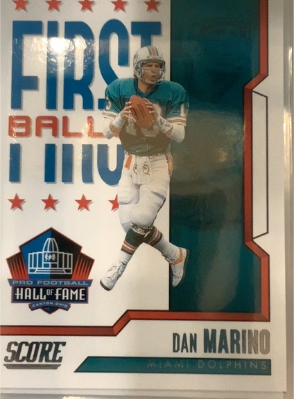 2023 Score #10 Dan Marino First Ballot Miami Dolphins — front