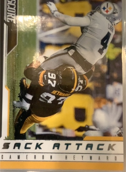 2023 Score #13 Cameron Heyward Sack Attack Pittsburgh Steelers — front