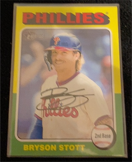 2024 Topps Heritage #419 Bryson Stott — front