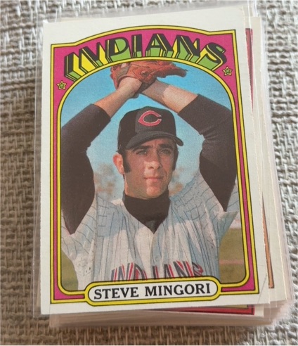 1972 Topps #261 Steve Mingori — front