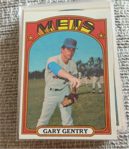 1972 Topps #105 Gary Gentry — front