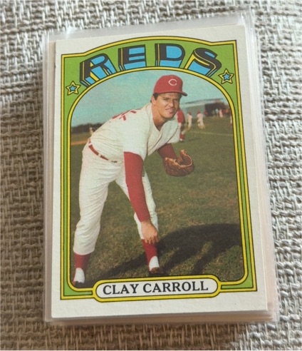 1972 Topps #311 Clay Carroll — front