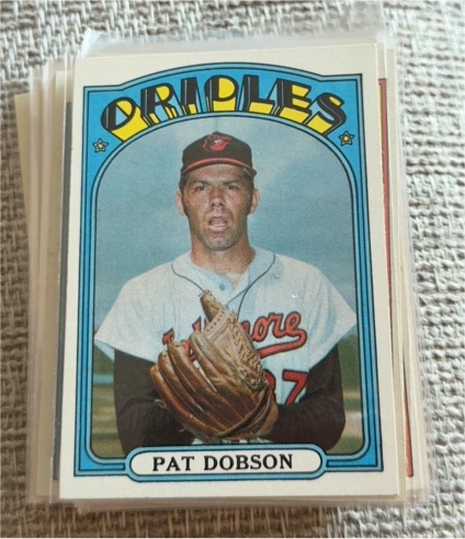 1972 Topps #140 Pat Dobson — front